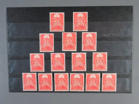 Luxemburg 1957 - CEPT. 15mal postage stamps