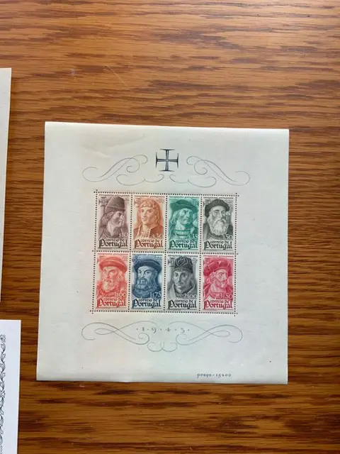 Portugal 1946/1949 - Aviz Dynasty, Navigators and Padroeira - Mundifil 7, 12 , 14