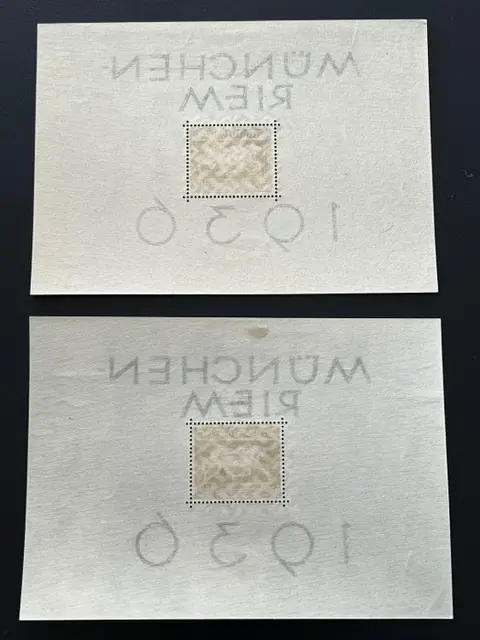 Duitse Rijk 1936/1937 - 8 opeenvolgende blokken met Olympische spelen en Hitler