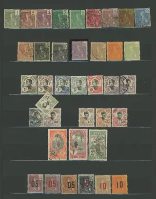 Franse kolonie 1889 - Quote: over €5,000 - Annam and Indochina - Very nice mint set including MNH, Group types, Annam - Depuis le n°1