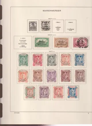 Abstimmungsgebiete. 1920/1922 - Sleeswijk,Opper- Silezië,Marienwerder.Allenstein.