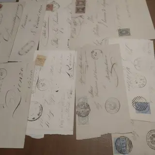 Koninkrijk Italië 1863/1937 - Lot with letters of the period