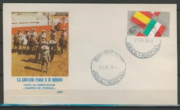 Wereld 1979 - Verzameling van 49Enveloppe met Postzegels gest.Specialized CollectionZeldzaam Puntgaaf en Uni