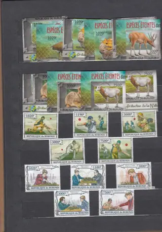 Burundi 2012/2013 - Collection stamps in the album - OBP/COB 1859/2518