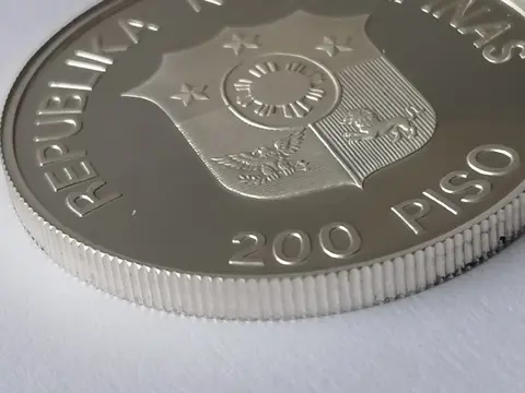 Filipijnen 1987 - 200 Piso Silver Proof, World Wide Fund