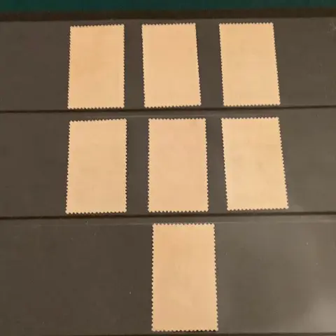 Saargebied 1934 - Standbeelden met opdruk - Michel 199/205