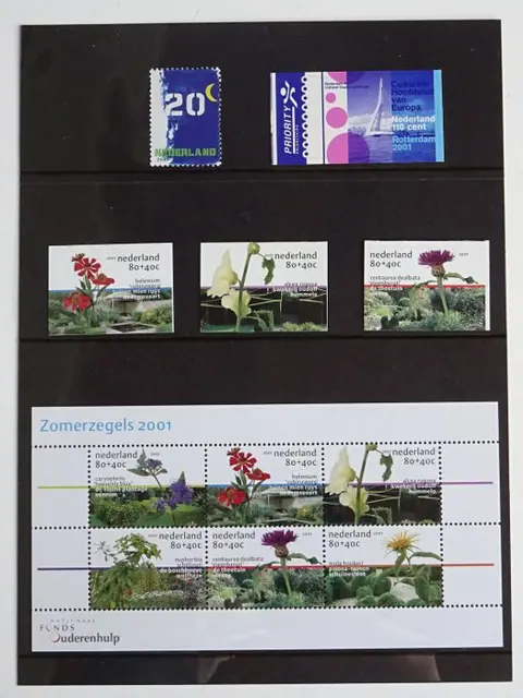 Nederland 2001/2004 - Vier jaarcollecties postzegels