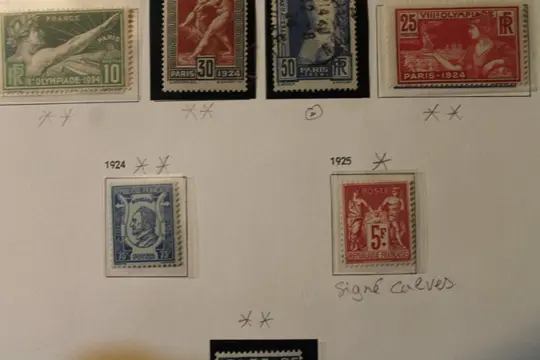 Frankrijk 1924/1925 - Olympic Games Series and Decorative Arts Exhibition as well as the 5F of the Paris Expo