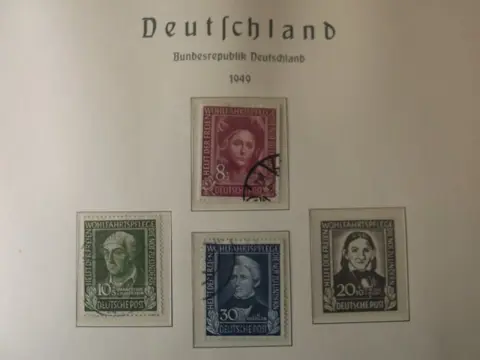 Duitsland, Bondsrepubliek 1948/1995 - Nagenoeg complete verzameling in 2 Leuchttrum klem albums volgens omschrijving