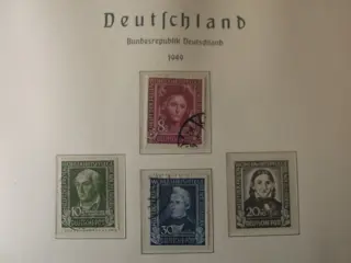 Duitsland, Bondsrepubliek 1948/1995 - Nagenoeg complete verzameling in 2 Leuchttrum klem albums volgens omschrijving