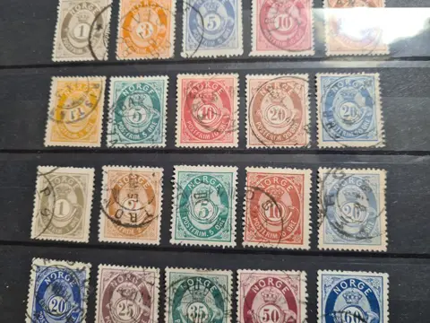 Noorwegen 1857/1929 - Old Norway skilling and more