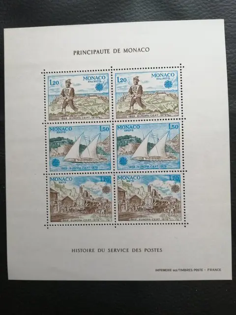 Monaco - Block, booklet, tax, pre-cancelled, standard use series