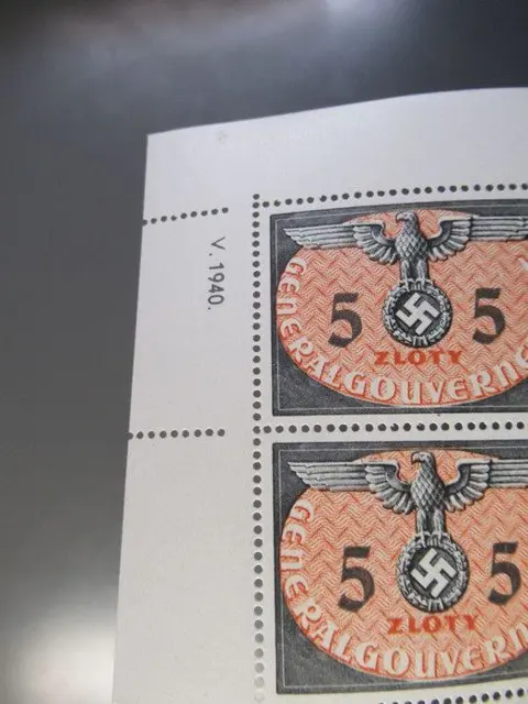 Duitse Rijk - “Generalgouvernement” (German-administered part of Poland during WW&nbsp;II) D&nbsp;14&nbsp;+ 15, 3 sheets each