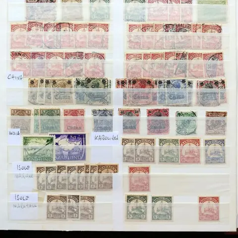 Duitse Rijk - Selection with batch of German occupations and colonies from various areas and periods