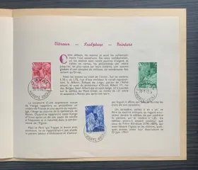 België 1941 - boekje ORVAL Kunstenreeks, Franstalig - OBP556/67