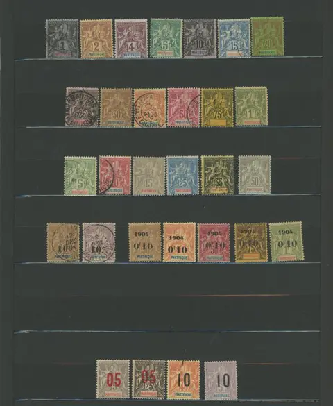 Franse kolonie 1888 - QUOTE: over €3,000 - Martinique - Very nice set, mint, including NSC, with old, Group types, etc. - Depuis le n°3