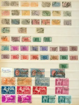 Europa 1860/2010 - Italië-Zwitserrland-Oostenrijk-Griekenland-Turkije-Cyprus in stockboeken,losse bladen etc.