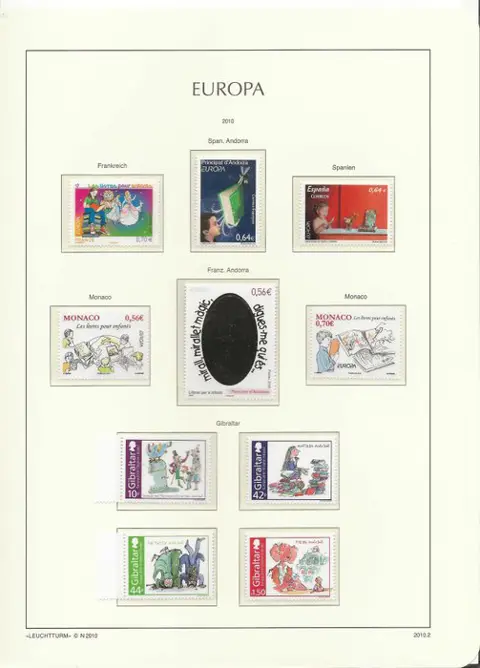Europa CEPT 2010/2013 - Important collection on Leuchtturm album and leaves - Unificato