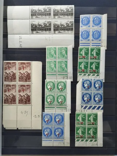 Frankrijk - Very nice varied lot in album - mint