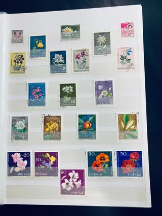 Wereld - Collectie postzegels, blokken en covers / FDC thema Bloemen