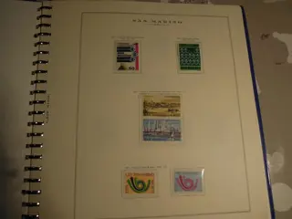 San Marino 1973/1995 - Complete collection on 82 Marini leaves mounted on Marini album with slipcase