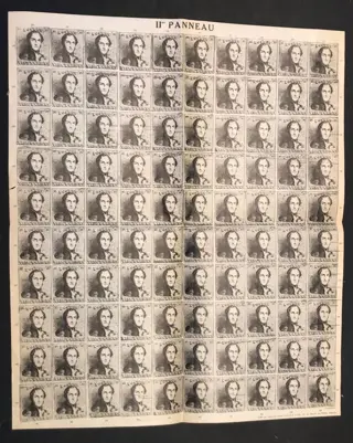 België 1849 - Leopold I Epaulet20c - Reconstitutie van de Plaat (Paneel I en II) - Uitgifte Gelli & Tani