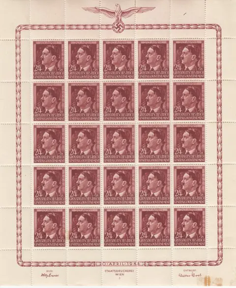 Generaal-gouvernement 1944 - Hitler's birthday - Michel 117/119