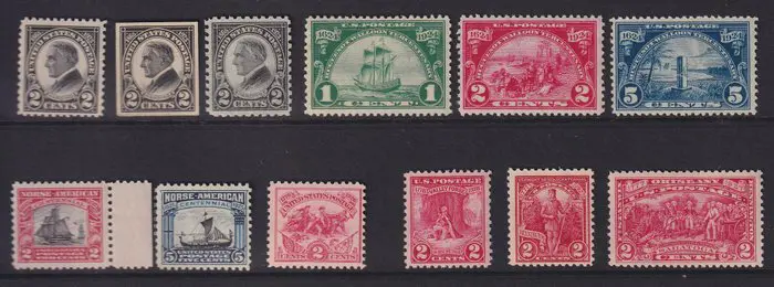 Verenigde Staten van Amerika 1909/1933 - Samenstelling.