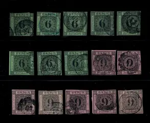 Baden - Lot with 165 stamps