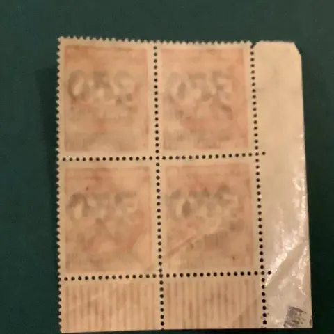 Duitse Rijk 1923 - Infla : 250 duizend volledig gesplitste opdruk door accordeonplooi - Michel 295