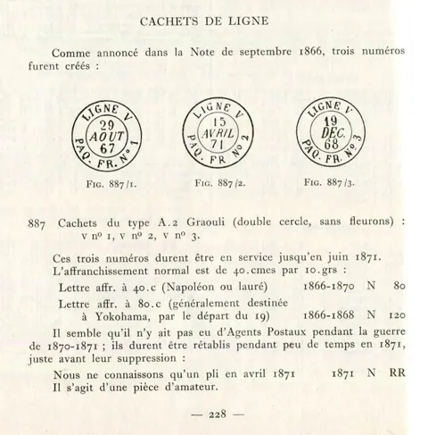 Frankrijk 1871 - Zeldzame brief uit Marseille voor Karachi (Pakistan - juni 1871) - Laatst bekende datum van lijn V