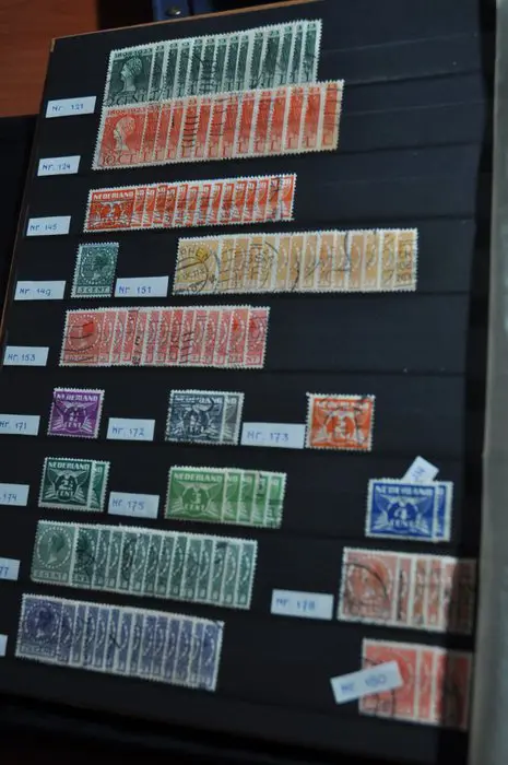 Nederland - Partij in 4 DAVO albums en stockboeken