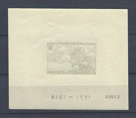 Spanje 1938 - Lepanto imperforated miniature sheets with certificate - Edifil 864/865