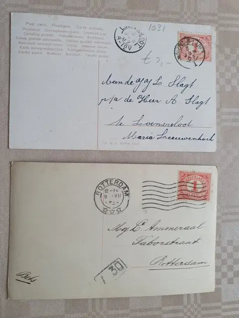 Nederland en diverse landen - Dieren: v.n. honden en kinderen etc. - Ansichtkaarten (Collectie van 54) - 1900
