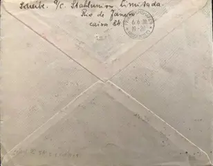 Zuid-Amerika - Brazil 1930 and Paraguay 1935 - two Zeppelinflights