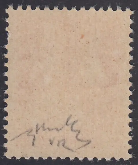 Italië 1944 - L. 1,75 arancio e L. 10 violetto con soprasampe di prova tipo "l" in colore rosso - Sassone N. P21, P23