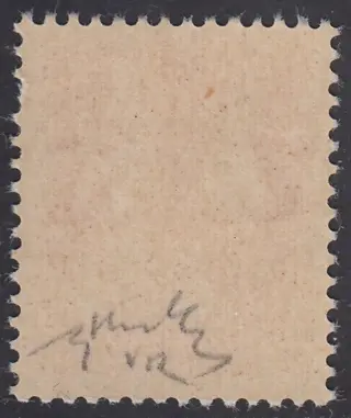 Italië 1944 - L. 1,75 arancio e L. 10 violetto con soprasampe di prova tipo "l" in colore rosso - Sassone N. P21, P23