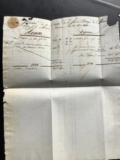Frankrijk - Rare letter from Toulouse to Paris, 1823