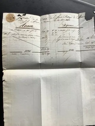 Frankrijk - Rare letter from Toulouse to Paris, 1823