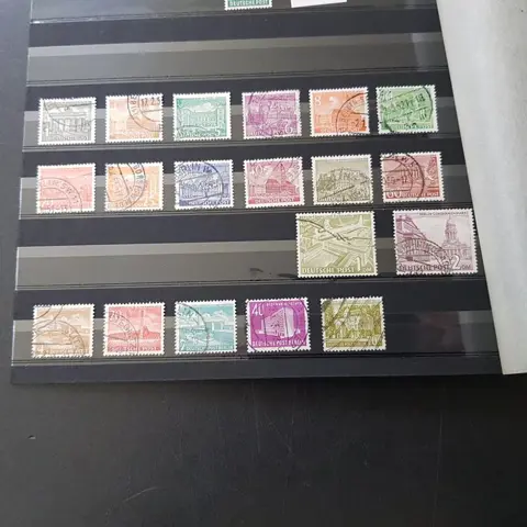 Duitse Rijk 1872/1980 - ook BRD en DDR in oud album en op stokboek bladen