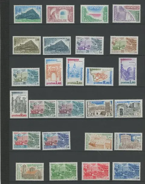 Frankrijk - Service/Europa MNH set with Francisque