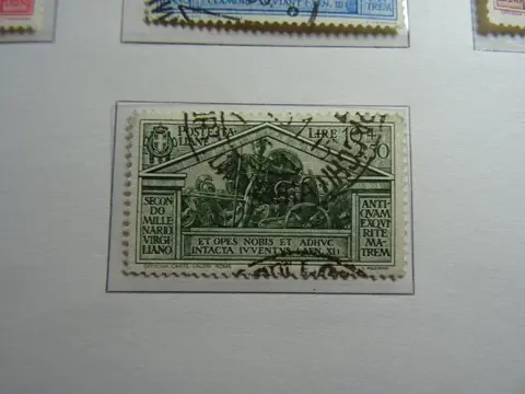 Koninkrijk Italië 1930 - Bimillenary of Virgil’s birth, the 9 used values - Sassone N. S57
