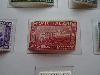 Koninkrijk Italië 1926 - Death of St Francis, 8 values