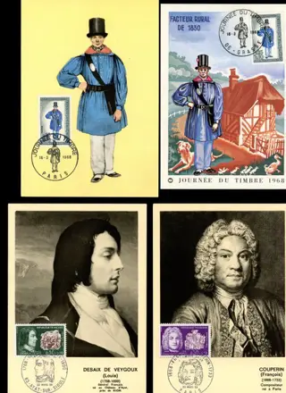 Frankrijk - 1967-1970 178 maximum cards