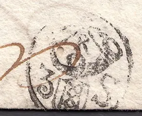 Nederland 1677 - Complete vouwbrief met 3 Stuiver stempel van de Rotterdamse Post