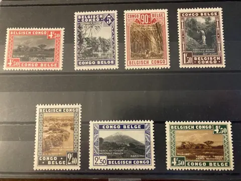 Belgisch-Congo 1937/1941 - 5 Volledige jaargangen POSTFRIS met o.a.Toerisme - Zoo Leopoldstad - Gedenkteken Albert I - met OBP/COB 203/08+ 209/13 + 214/24 e.a. - ZONDER BLOKKEN