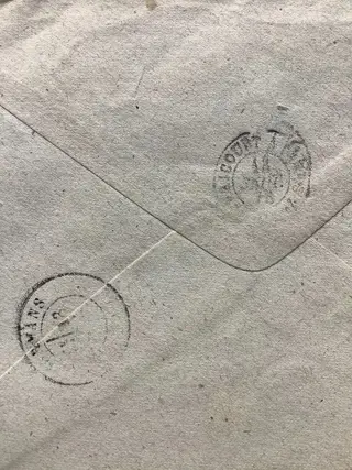 Frankrijk - Rare letter from Châtillon-sur-Marne to Dormans