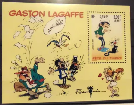 Frankrijk - France 2007 Rare Tintin series 4051 to 4056 MNH from the book - Printed + Sheet Lagaffe 2001 new **