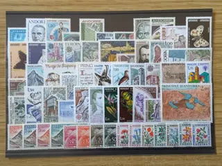 Andorra 1961/1980 - 20 complete years of standard use stamps, airmail and tax stamps - Yvert 153A à 290 sans les timbres non émis, PA 5 à 8, taxe 42 à 52