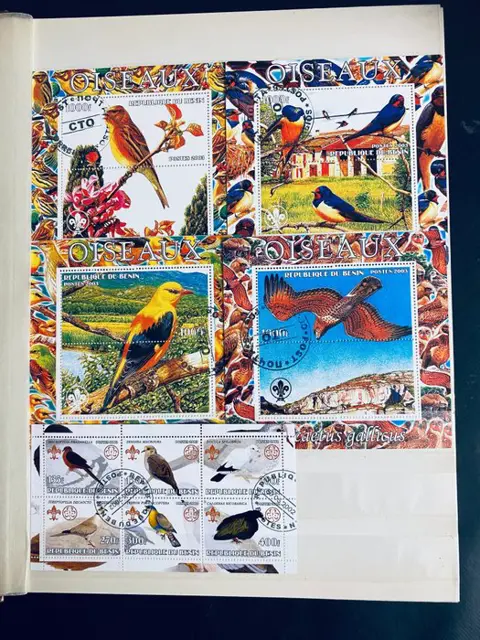 Wereld - Collectie thema Vogels ,ook wat overige thema's